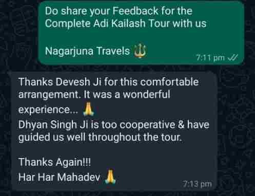 Nagarjuna Travels Customer Testimonial 36